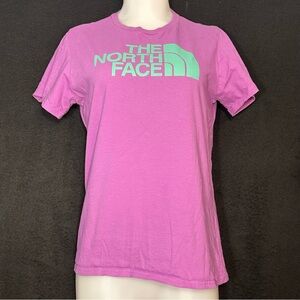 Girls XL Purple Logo Crew Neck Short Sleeve T-shirt - The North Face